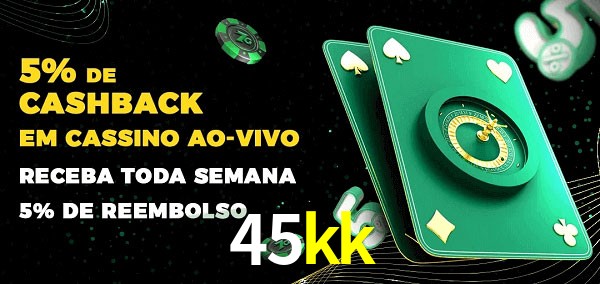 Promoções do cassino ao Vivo 45kk