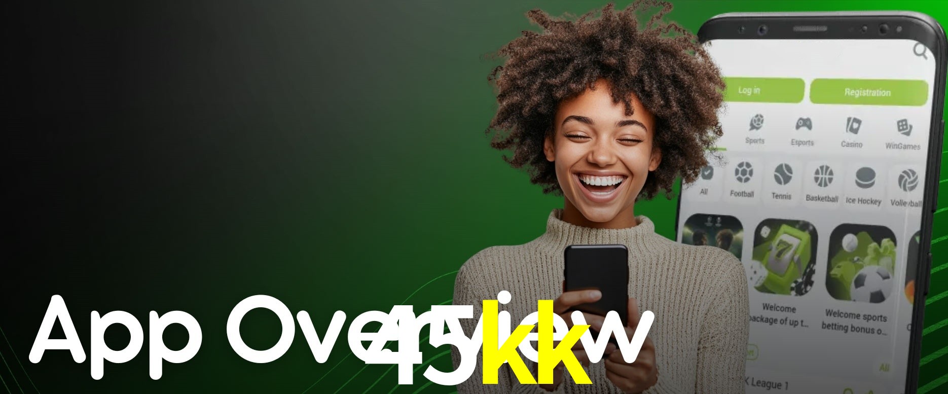 APP oficial da 45kk para mobile